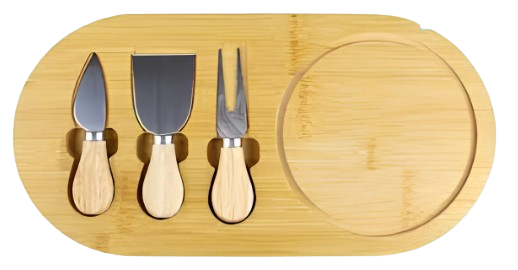 Tábua de Frios com 3 Espátulas