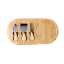 Kit Tábua de Frios com Espátulas + Abridor de Vinho Elétrico