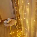 Cortina de LED Natalina 300 Luzes – 8 Efeitos Mágicos de Iluminação